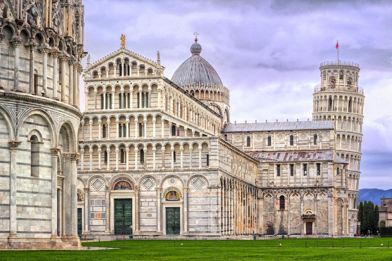 1Km Dalla Torre Appart. Con Balcone E Posto Auto Pisa Exteriör bild